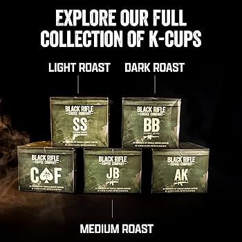 ブラックライフルコーヒー　キューリグ 48個 k-cup　バラエティ パック Amazon.com: Black Rifle Coffee Company Supply Drop Variety